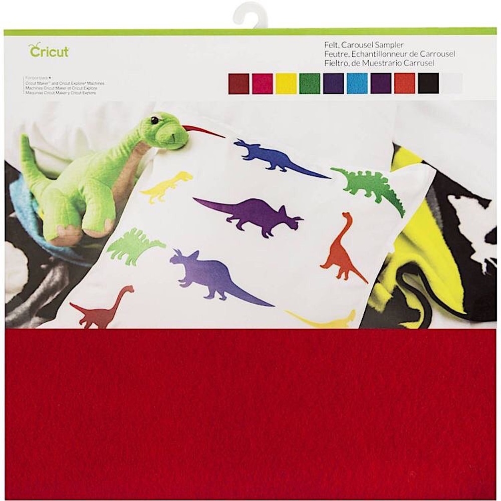 NEW 🦕 Cricut | Felt Carousel Sampler Pack of 3, 12x12” (30)